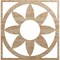 Ekena Millwork Blume Wood Fretwork Pierced Ceiling Medallion, Red Oak, 36"OD x 12 1/2"ID x 1/4"T CMWP36X36X0250BLRO - alternate 1